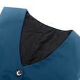 thumbnail image 5 of Kids Boy's Formal Suit Vest Blue Dress Waistcoat Vest Elegant Adjustable Back Strap Pageboy Wedding Party Outfit 4T, 5 of 7