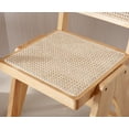 thumbnail image 6 of Dayalane 26" Rattan Counter Height Bar Stools Set of 2, French Bar Stools with Cane Back, Wooden Farmhouse Kitchen Chairs Counter Stools with Footrest for Kitchen Island Bistro Bar, Natural, 6 of 8