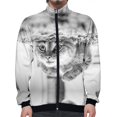 thumbnail image 3 of Nueva chaqueta de gato Animel 3D para hombre y mujer, estilo Harajuku Hip Hop, sudaderas con capucha de nuevo estilo, sudadera informal con cuello alto y cremallera, ropa para hombre, 3 of 5