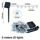 thumbnail image 2 of Dinheiro - Guirnalda de luces solares con forma de flores, varios LED para vallas de jardín, patio, césped, decoración de fiestas, 2 of 5