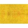 thumbnail image 1 of Ahgly Company Machine Washable Indoor Rectangle Abstract Yellow Modern Area Rugs, 8' x 12', 1 of 4