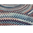 thumbnail image 4 of "Capel Rugs American Heritage Braided Area Rug - 3ft Round - Barn Blue Color - Cozy Traditional Accent for Living Room", 4 of 6