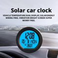 thumbnail image 6 of Round Clock Digital Clock Solar Powered Clock Interior Backlit Clock M2G7, 6 of 9
