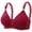 Red, variant on Gyexs Soft Wireless Drop Bra for Women Lightweight Comfort Unlined Bralette with Support Jelly Bras for Women, Grey, Size 40
