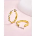 thumbnail image 4 of Limerencia G23 Pure Titanium Hypoallergenic Hoop Earrings for Women Sensitive Ears, 4 of 6