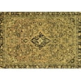 thumbnail image 1 of Ahgly Company Indoor Rectangle Abstract Brown Modern Area Rugs, 5' x 7', 1 of 4