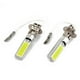 thumbnail image 1 of 2 Pcs H3 15W LED COB DRL Lamp White Xenon Driving Head Light Bulbs, 1 of 5