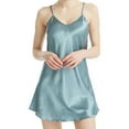 thumbnail image 6 of YWDJ Robes for Women Mint Green Short Length Lightweight Solid Sleeveless Pajamas M, 6 of 7