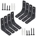 thumbnail image 1 of L Brackets Joyangy - Soporte de pared resistente (8 unidades, 7,5 x 7,5 x 2 cm), 1 of 5