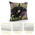 thumbnail image 4 of YINGXI Halloween Decorative Throw Pillow Cover, Sanderson Sisters Witch Fall Porch Outdoor Pillowcase, I Smell Children Couch Cushion Case Home Decor 22x22in, 4 of 5