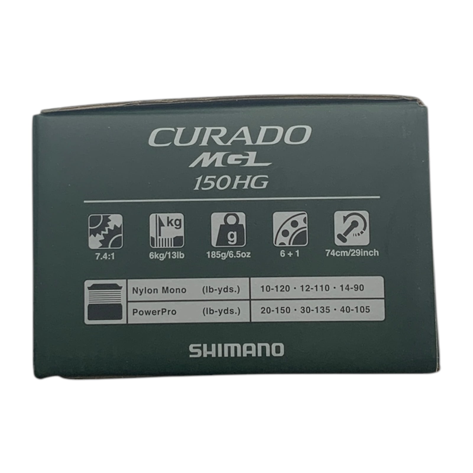 Shimano Fishing Curado Mgl 150Hg Low Profile Reels [CUMGL150HG