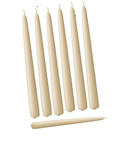 Candles Tapers Smokeless Dripless and Long Burning 8" 10" 12" 15" Ivory 1 Dozen 