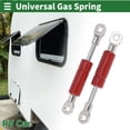 thumbnail image 2 of Unique Bargains 100mm/3.94 Pouces Vérins à Gaz 22N Ressorts à Gaz Acier au Carbone Rouge 2 Pcs Couvercle de Boîte à Outils de Voiture RV Boîte de Rangement Couvercle de Porte d'Armoire, 2 of 7