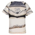 thumbnail image 4 of Hauts d'Été Classiques pour Femmes Imprimé Léopard Manches Courtes Décontractées Tunique Ample Blouses Fluides Chemise, 4 of 7