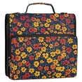 thumbnail image 5 of FORMRS Zipper Binder with Shoulder Strap 2-inch Ring 500 Sheet Capacity File Bag, Yellow Floral, 5 of 5