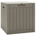 thumbnail image 1 of Costway 30 Gallon Deck Box  Storage Container Seating Tools Organization Deliveries Brown, 1 of 9