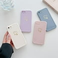 thumbnail image 5 of Compatible with iPhone 7/8/SE 2020/SE 2022 Case for Women Girls,Cute Love Heart Pattern Glossy Soft Slim TPU Protective Bumper Shockproof Case for iPhone 7/8/SE 3/2 4.7＂-Pink, 5 of 9