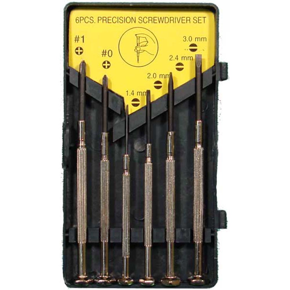 Precision Screwdriver Set In Plastic Case With 6 Screwdrivers Walmart