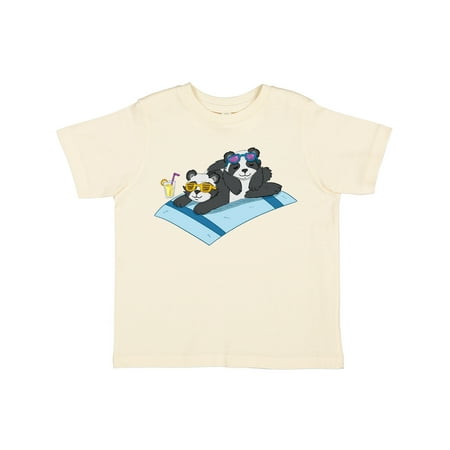 

Inktastic Sunbathing Baby Pandas Gift Toddler Boy or Toddler Girl T-Shirt