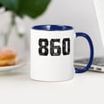 thumbnail image 3 of CafePress - 860 Hartford Area Code Mugs - 11 oz Ceramic Mug - Novelty Coffee Tea Cup, 3 of 4