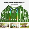 thumbnail image 4 of Haiem American Football Field2 for Women's Fashion Hoodies & Sweatshirts with Kangaroo Pocket,Hooded Sweatshirt with Eye-catching Drawstrings-XX-Large, 4 of 7