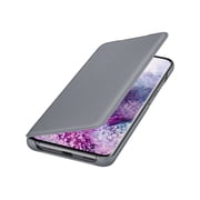 Samsung LED Wallet Cover EF-NG980 - Flip cover for cell phone - gray - for Galaxy S20, S20 5G