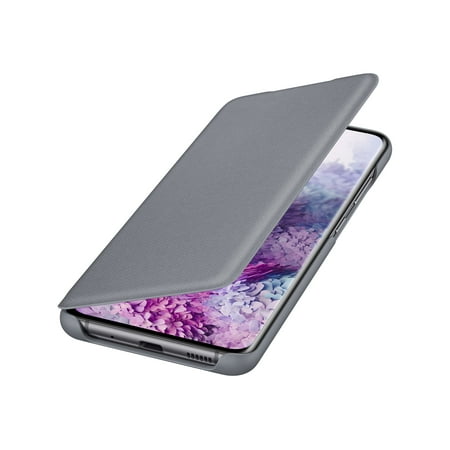 Samsung LED Wallet Cover EF-NG980 - Flip cover for cell phone - gray - for Galaxy S20, S20 5G