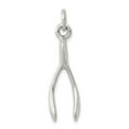 thumbnail image 1 of Sterling Silver Antiqued Wish Bone Charm, 1 of 3
