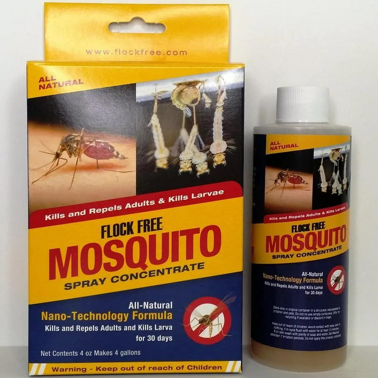 Flock Free 4 oz. Natural Mosquito Control Spray Concentrate