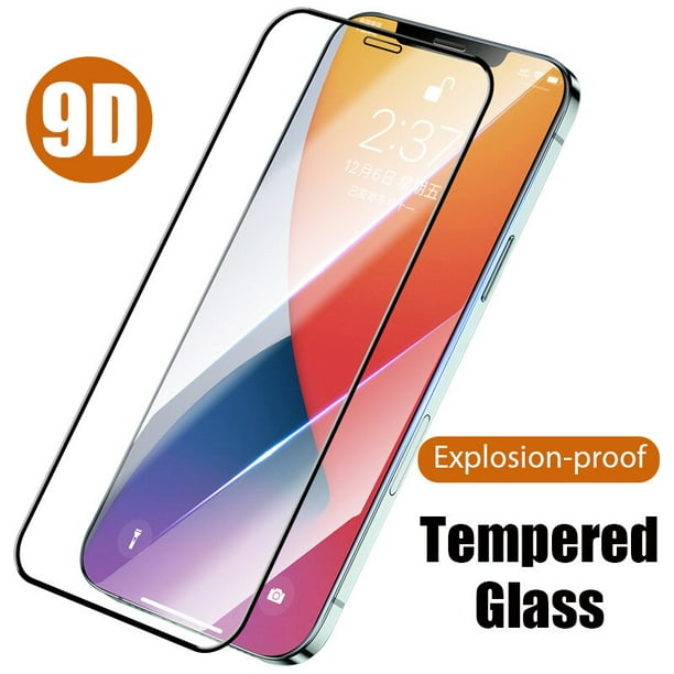 Vidrio Templado 9D para iPhone 11 13 12 SE 2020, Protector de pantalla para iPhone 11 13 12 Pro Max 12 Mini XR X XS Max 5 6 7 8 Plus Tan Jianjun unisex