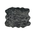 thumbnail image 2 of Luxe Gordon Faux Sheepskin Rug 5x6 Natural 100% Wool Soft Plush, 2 of 5