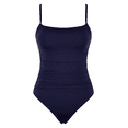 thumbnail image 4 of Hilor Women's One Piece Swimsuit Shirred Tummy Control Swimwear Classic Slimming Bathing Suits Monokini, 4 of 6