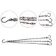 thumbnail image 4 of CHAO Cadenas para Colgar, Colgadores de Plantas, Accesorios de Jardín de Mármol Negro, Cadenas para Colgar de Repuesto para Macetas de Mármol Negro, Cadenas para Colgar en Peltre con Gancho, 4 of 5