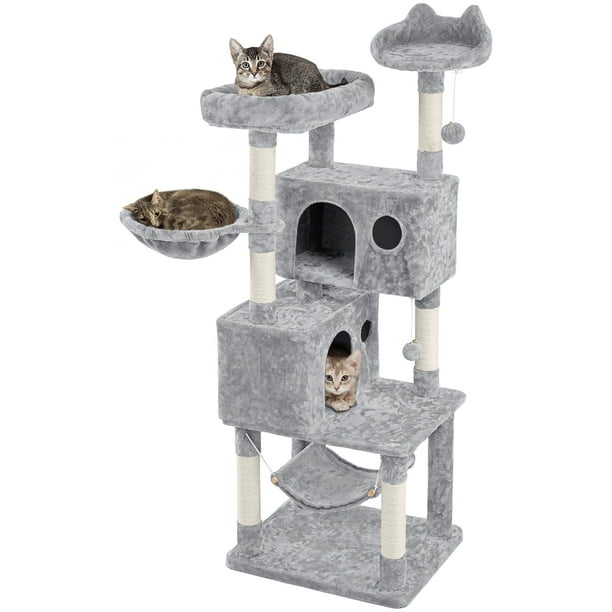 Yaheetech 64.5'' Multilevel Cat Tree Large Cat Tower with Condos