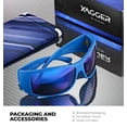 thumbnail image 6 of Xagger Oversized Wrap Around Sport Polarized Sunglasses for Men Driving Fishing Golf TR90 Frame Sun Glasses, 6 of 6