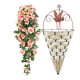 thumbnail image 2 of Decoración del hogar, decoración de habitaciones, decoración de paredes, juego de rosas artificiales para colgar en la pared, flores falsas de ratán para centros comerciales, decoración del hogar, arr, 2 of 9