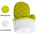 thumbnail image 3 of Guantes de horno antideslizantes de primera calidad (1 par) hasta 240 °C - Guantes de silicona extremadamente resistentes al calor para parrilla Guantes de barbacoa - Guantes de horno, para, 3 of 8