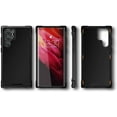 thumbnail image 2 of CaseBorne R Series Case for Samsung Galaxy S22 Ultra 5G Aluminum Frame Aramid Fiber Kevlar Backplate - Black, 2 of 6