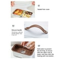 thumbnail image 3 of Electric Food Heater, To Go Food Containers Heated Lunch Box Rapid Heating Waterproof Portable Warmer Lunch Box for Office School Home 20 Minutes Rapid, 3 of 9