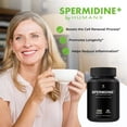 thumbnail image 3 of HUMANX Spermidine+ (USA Third Party Tested) - Spermidine-Rich Wheat Germ Extract & Zinc to Activate Cellular Renewal - Non-GMO, Spermidine Capsules - Supports Healthy Aging - Spermidine Supplement, 3 of 5