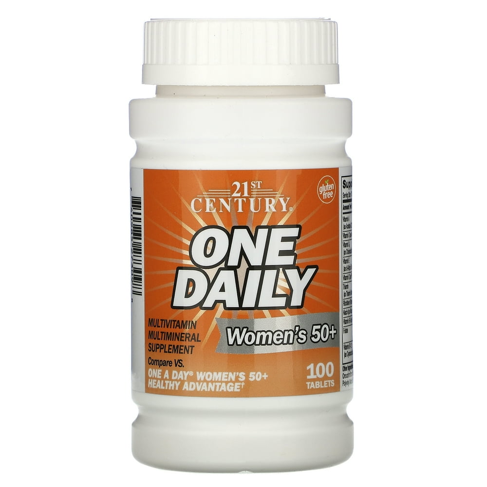 21st Century One Daily Women S 50 Multivitamin Multimineral 100 Tablets