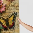 thumbnail image 3 of Awypu Waterproof Shower Curtain for Bathroom Flower Butterfly Decorative (Flower Butterfly) - Multiple Sizes Available White, 3 of 7