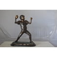 thumbnail image 2 of Young Quarterback bronze statue - Size: 14"L x 6"W x 20"H., 2 of 11
