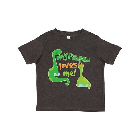 

Inktastic My PawPaw Loves Me Gift Toddler Boy Girl T-Shirt
