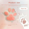 thumbnail image 3 of Stress Relief Toys Cat paw,Cute Cat Paw Shaped Cushion for Home Decor，Soft Plush Pillow for Sofa，Bed，and Office Chair Pink and White, 3 of 5