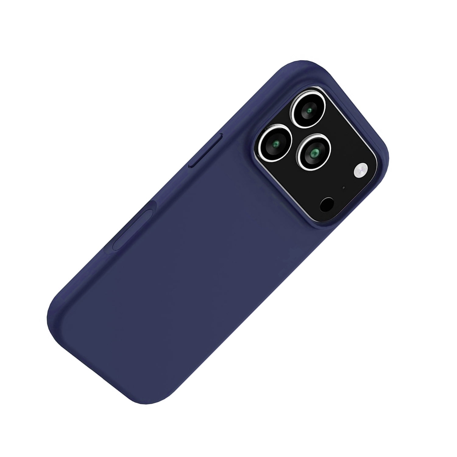 Smooth Finish Silicone Armor Case for iPhone 17 Pro Max - Navy Blue