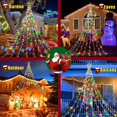 thumbnail image 5 of elitegadget Christmas Star String Lights - 355 LEDs Star Waterfall Light Christmas Enchanting Fairy String Lights + Remote Control For Outdoor Indoor Garden Yard Party Decoration (Multi-Color), 5 of 5