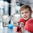 thumbnail image 2 of 2 Pcs Gants d'Entraînement de Boxe en Cuir pour Enfants (Blanc), 2 of 5
