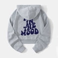thumbnail image 2 of Eashery Womens Oversized Sweatshirts Loose Hoodie Sweatshirt Long Sleeve Pullovers Top Casual Print Sweatshirts Sweatshirts for Teen Girls (Grey,L), 2 of 3