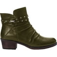 thumbnail image 2 of Women's Propet Roxie Slouch Bootie Olive Sheep Leather 8 B, 2 of 5